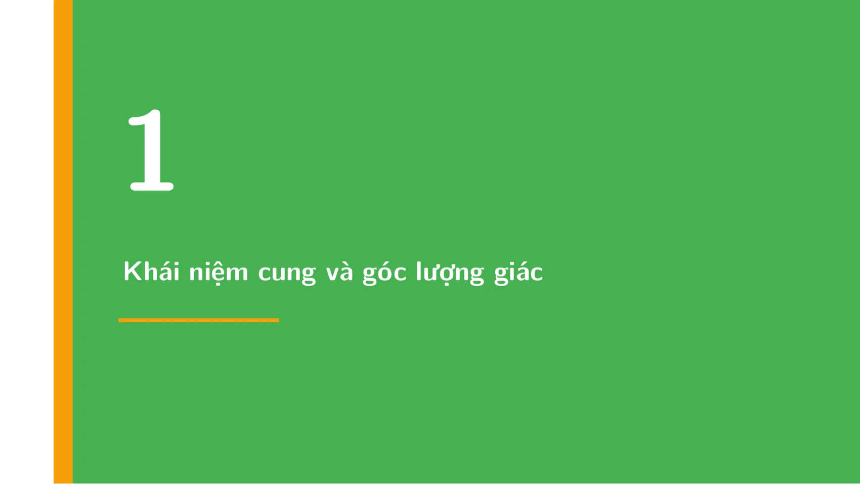 Cung và góc lượng giác — slide 4
